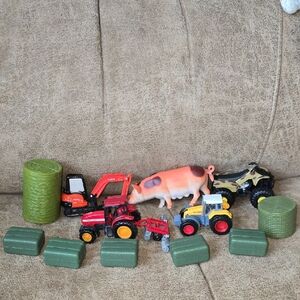 Farm Toy Pieces 13 Pieces
